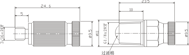 黄铜雾化喷嘴外形图